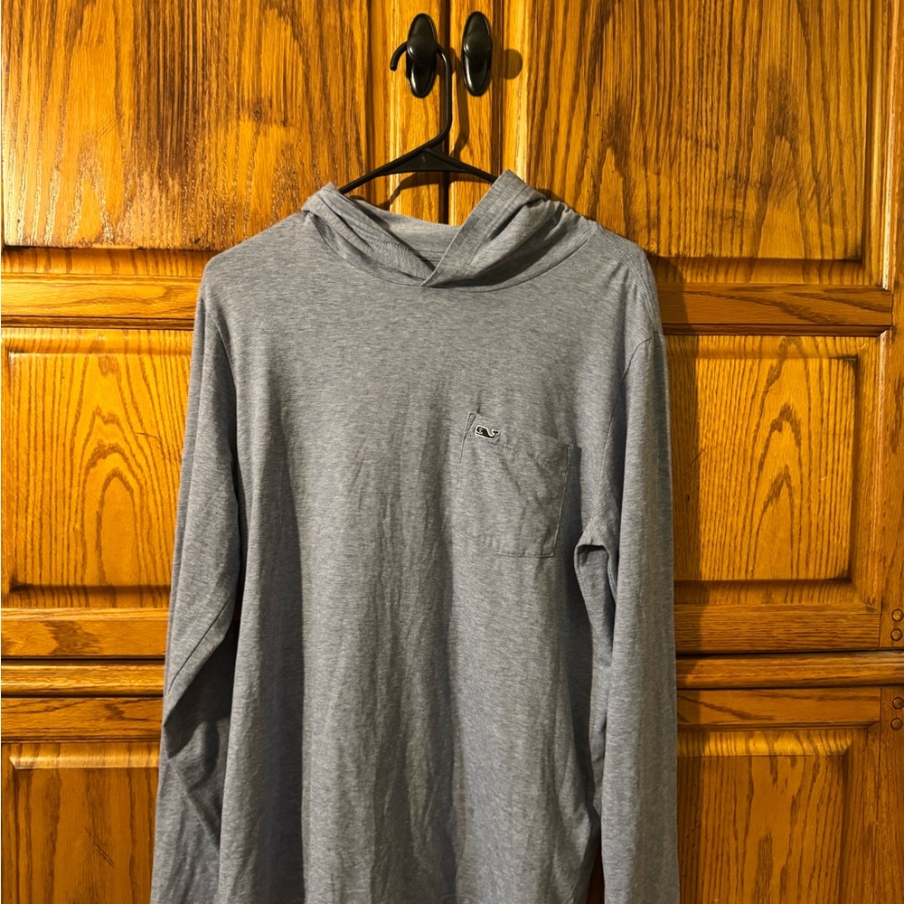 Vineyard Vines Gray Hooded T-Shirt